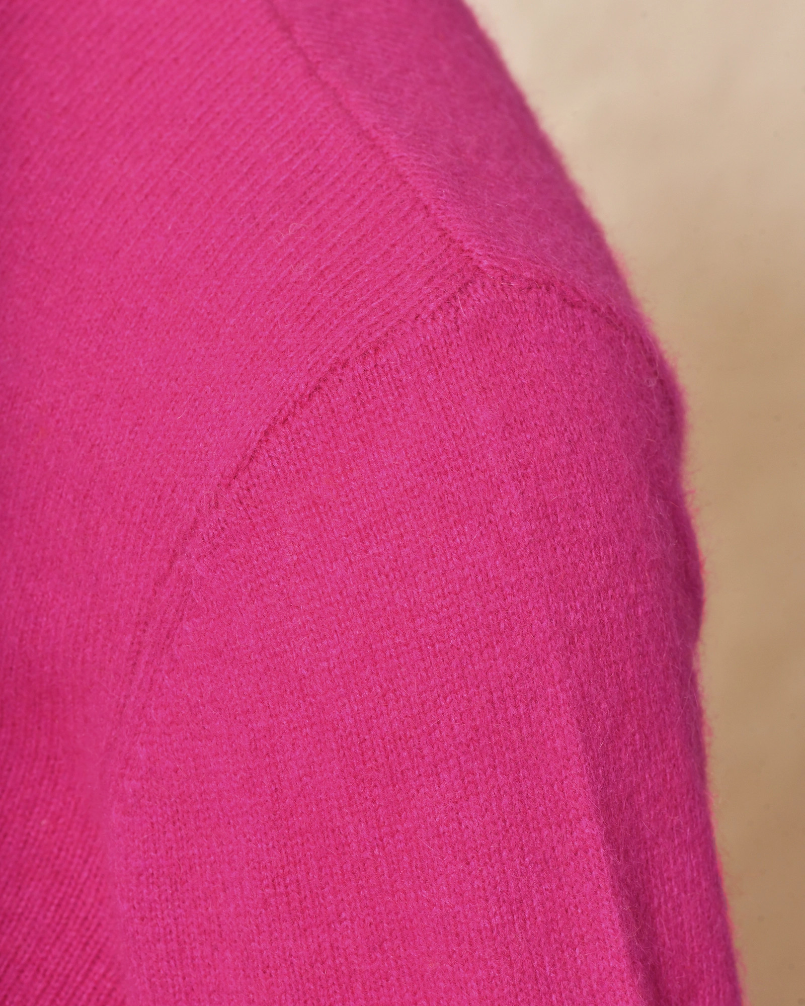 Pull en laine zippé rose fuchsia Ma Petite Capsule