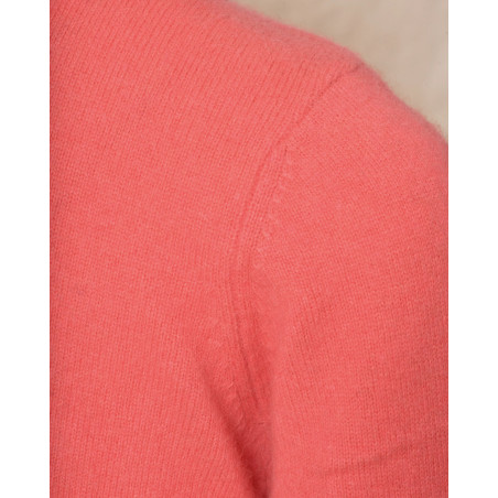 Pull en laine zippé corail Ma Petite Capsule
