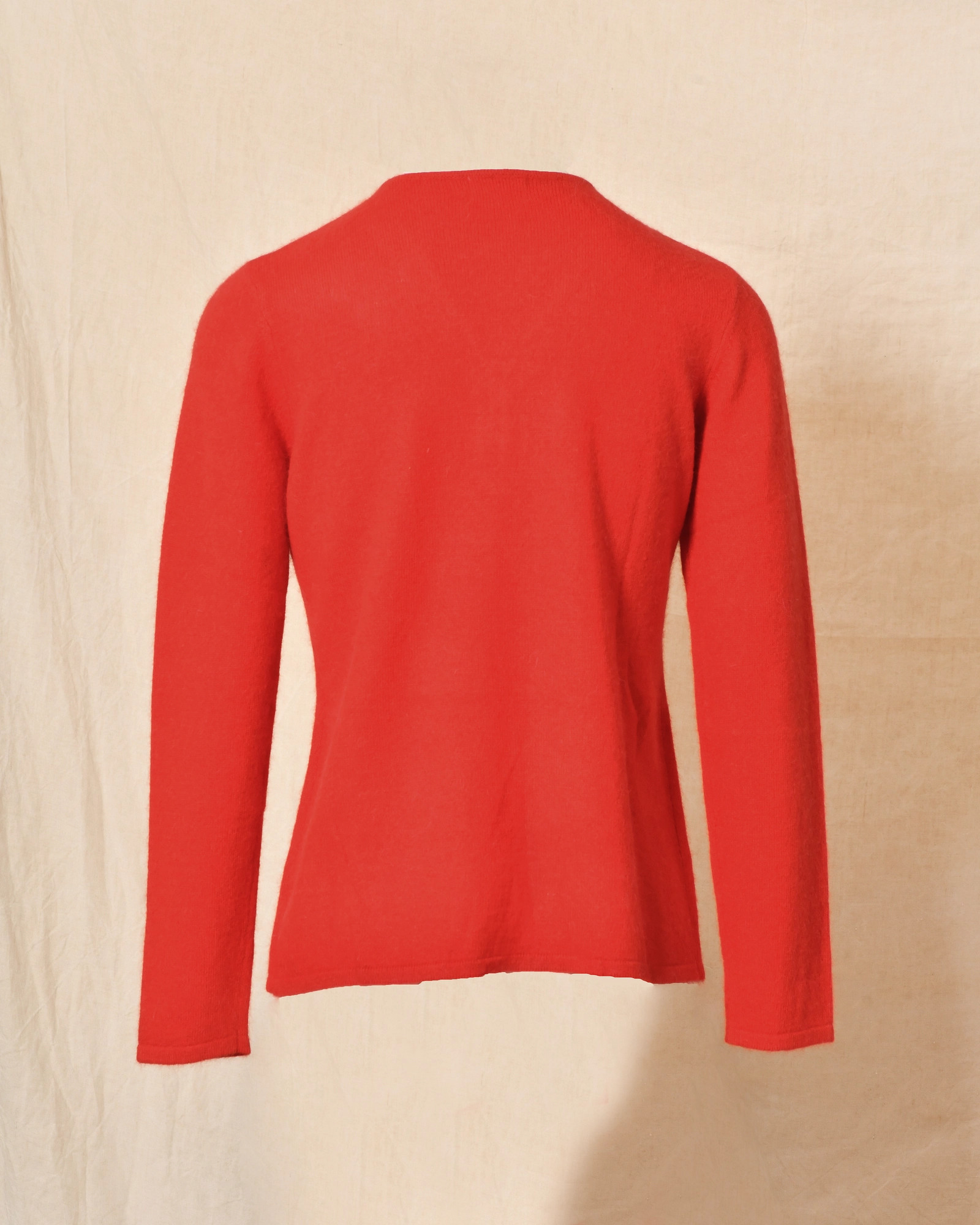 Pull en laine zippé rouge Ma Petite Capsule