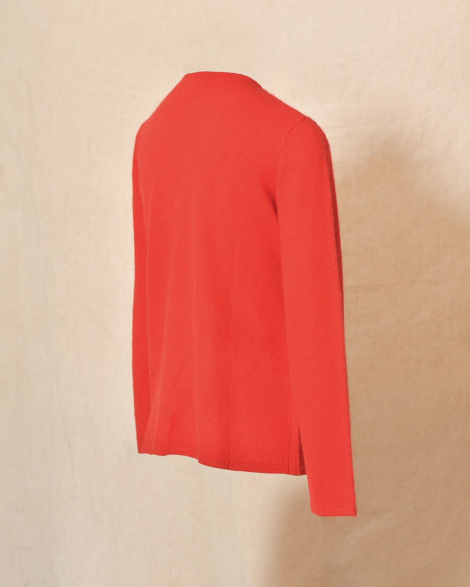 Pull en laine zippé rouge Ma Petite Capsule