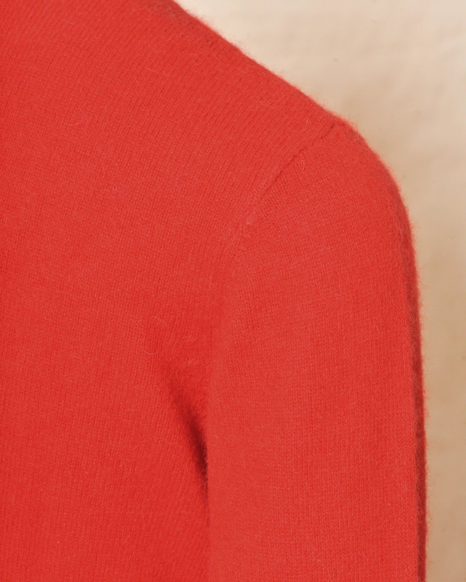 Pull en laine zippé rouge Ma Petite Capsule