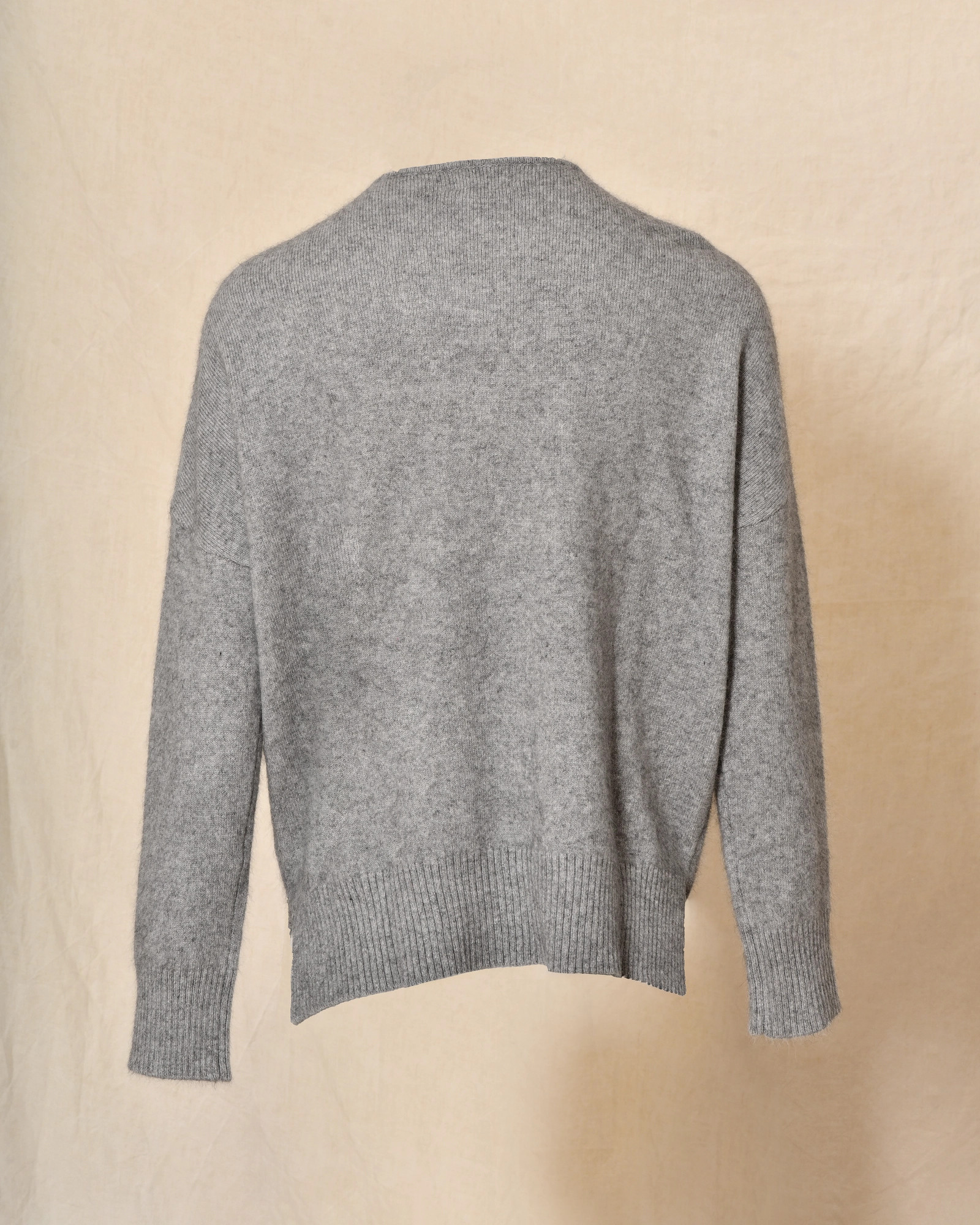 Pull en laine zippé gris Ma Petite Capsule