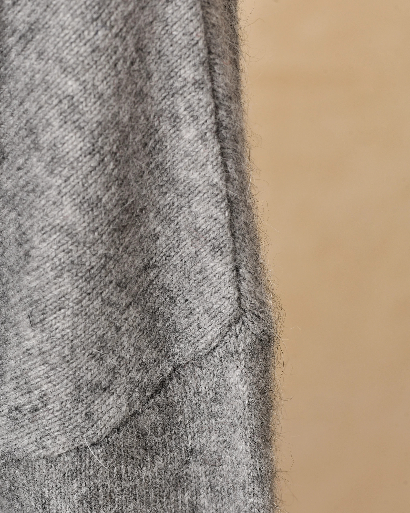 Pull en laine zippé gris Ma Petite Capsule