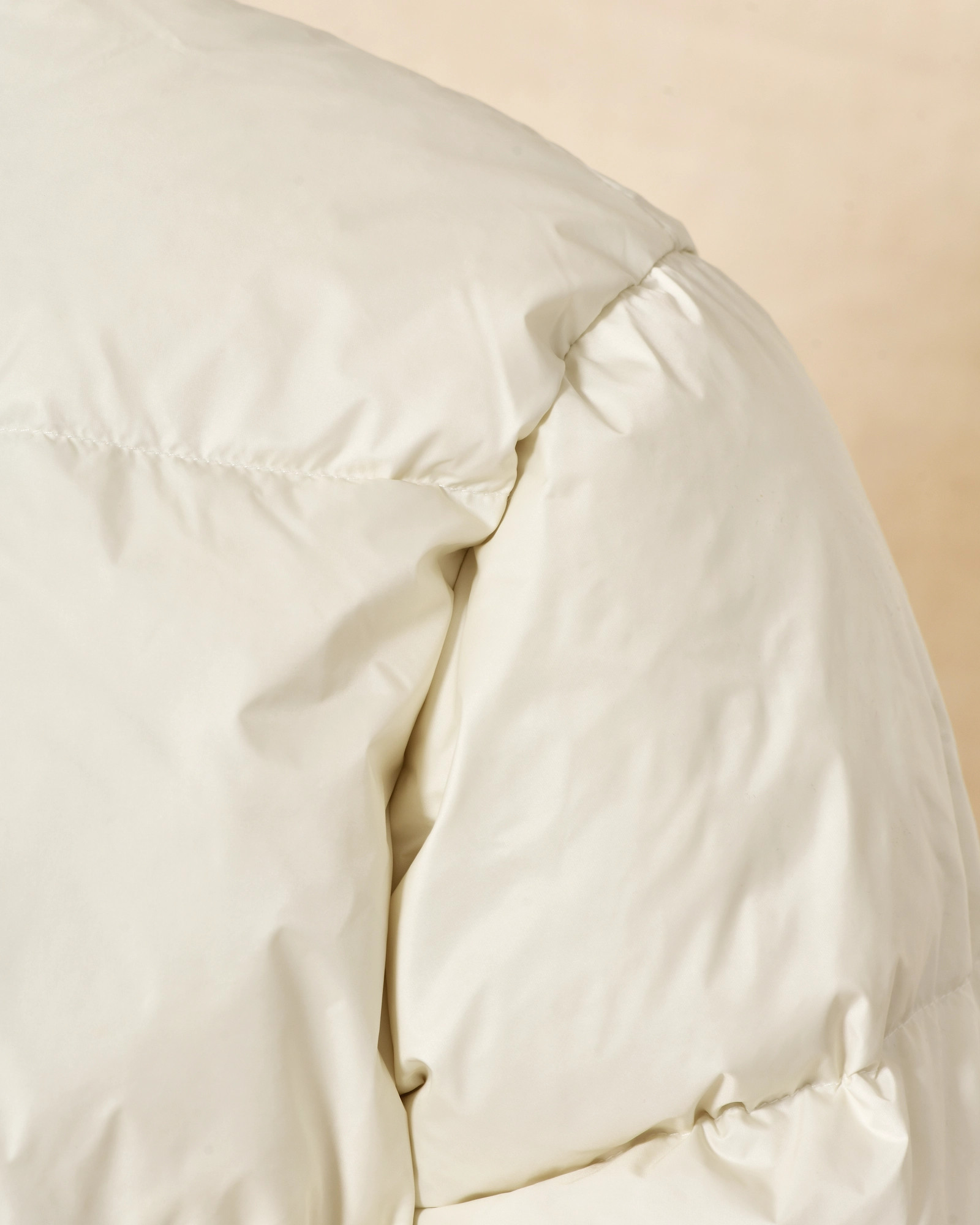 Doudoune à capuche crème Ma Petite Capsule
