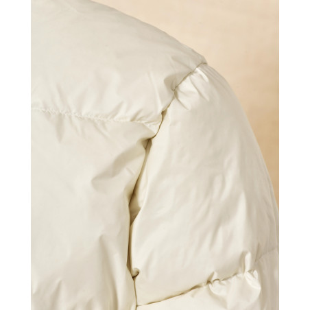 Doudoune à capuche crème Ma Petite Capsule