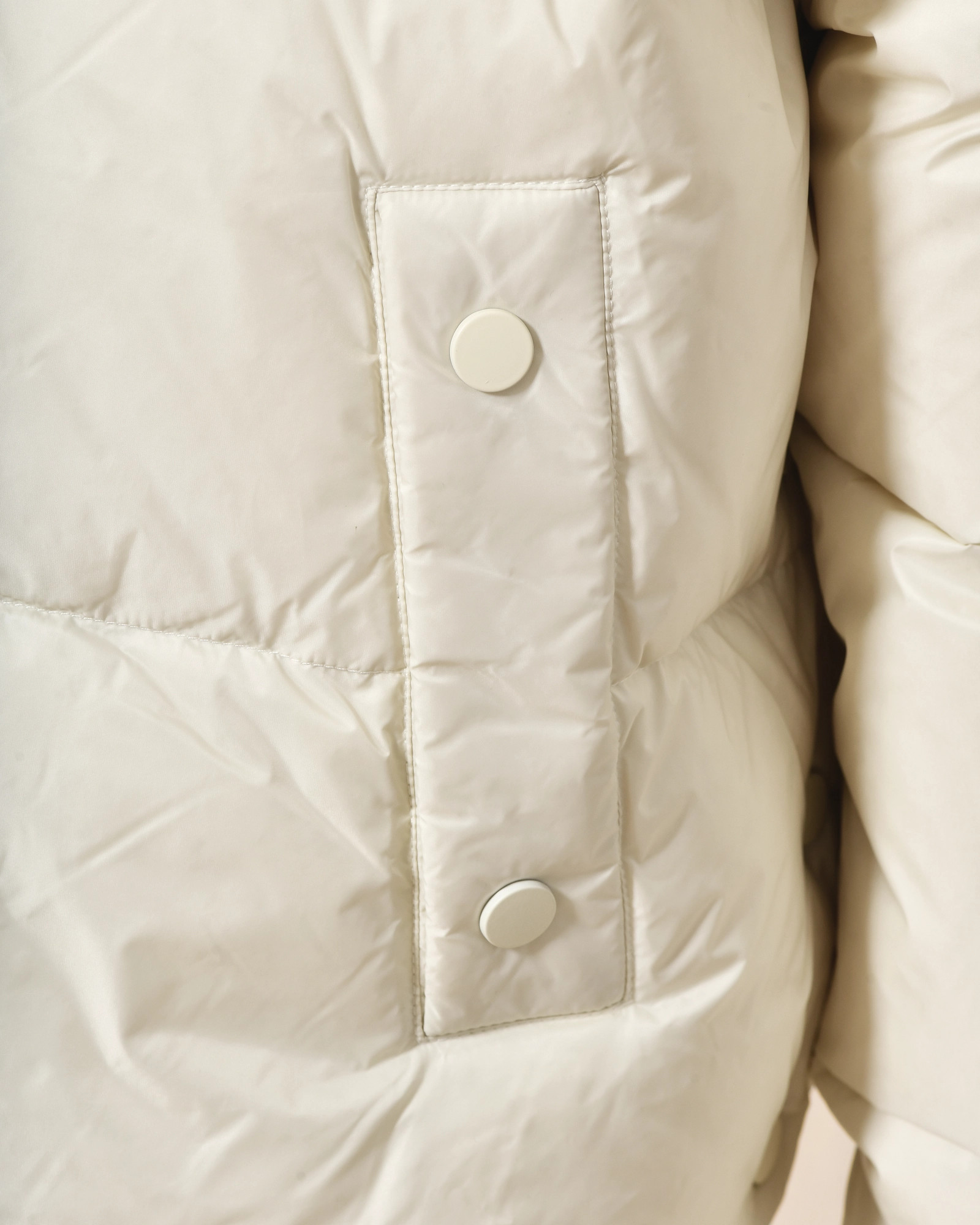 Doudoune à capuche crème Ma Petite Capsule