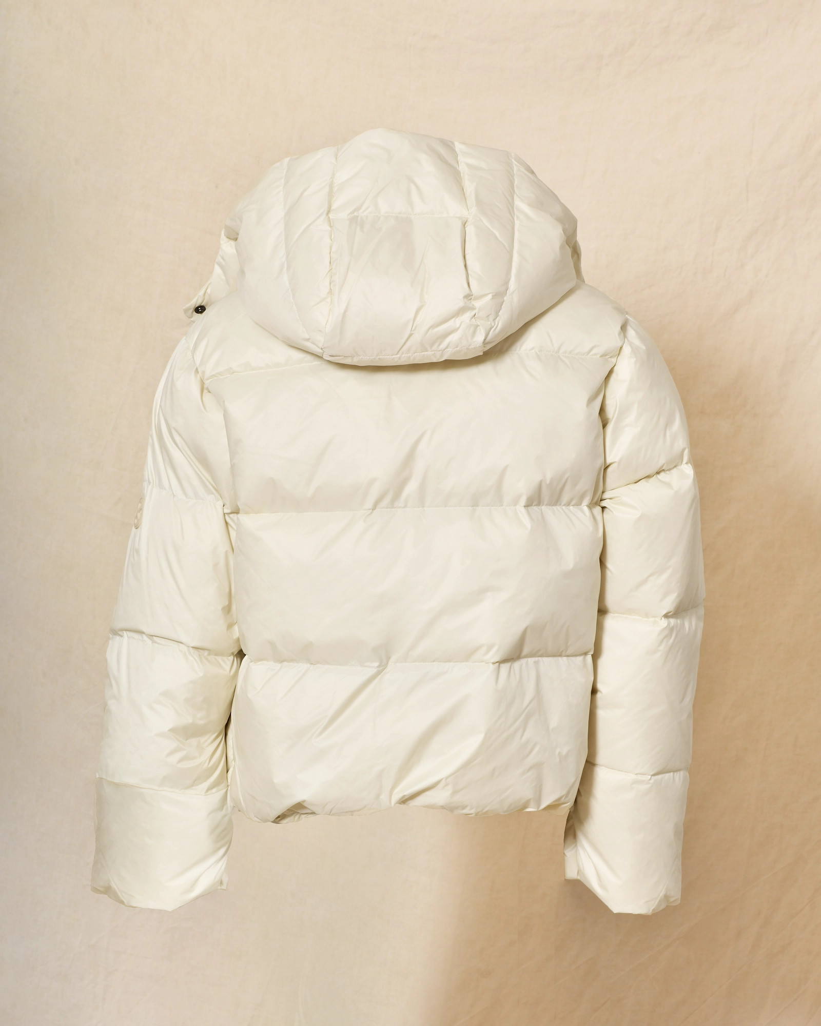 Doudoune à capuche crème Ma Petite Capsule