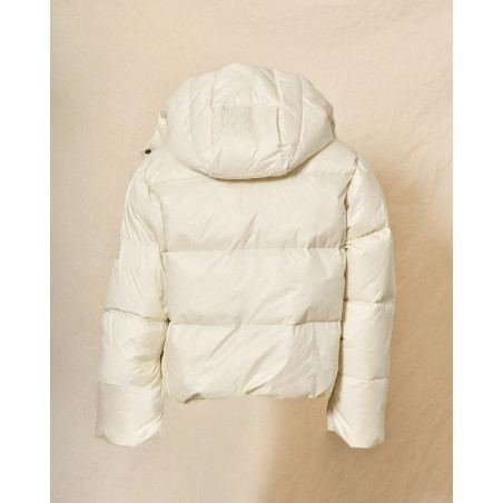 Doudoune à capuche crème Ma Petite Capsule