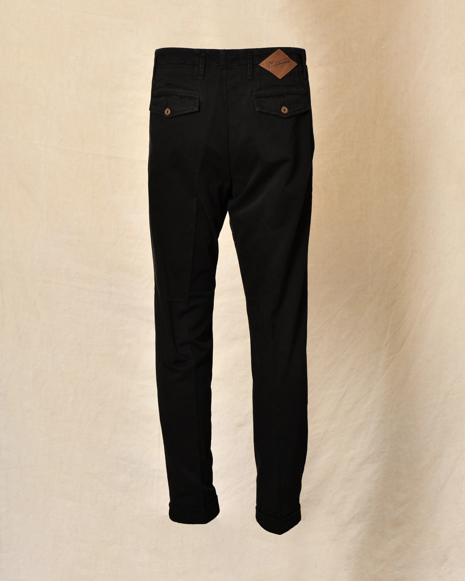 Pantalon à pinces noir Telacruda