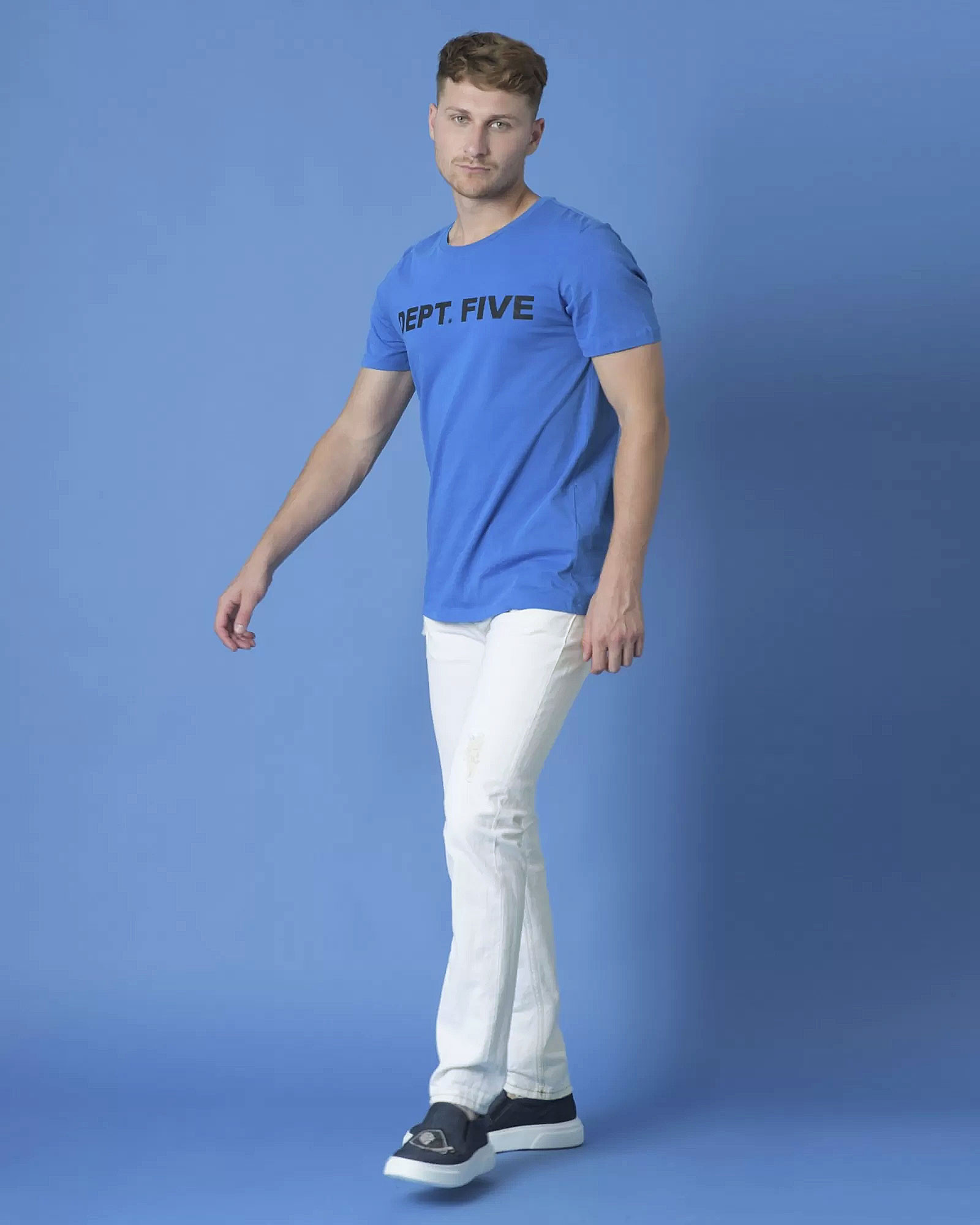 Jean destroy blanc Dondup - Outlet La Piscine P...