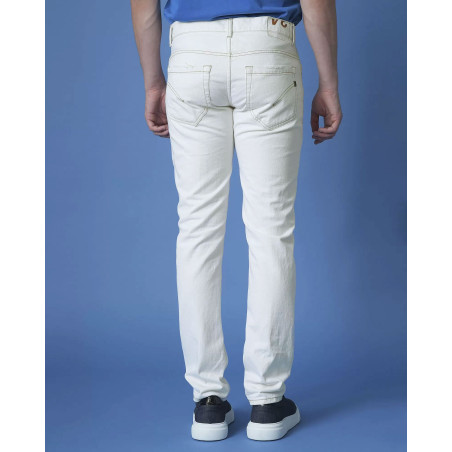 Jean destroy blanc Dondup - Outlet La Piscine P...