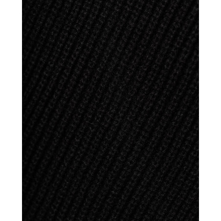 Echarpe en laine noire Over-D