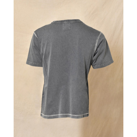 T-shirt bleu imprimé graphique Front Street