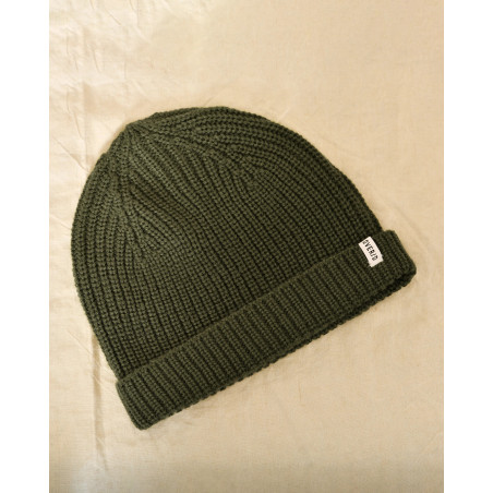 Bonnet en maille kaki Over-D