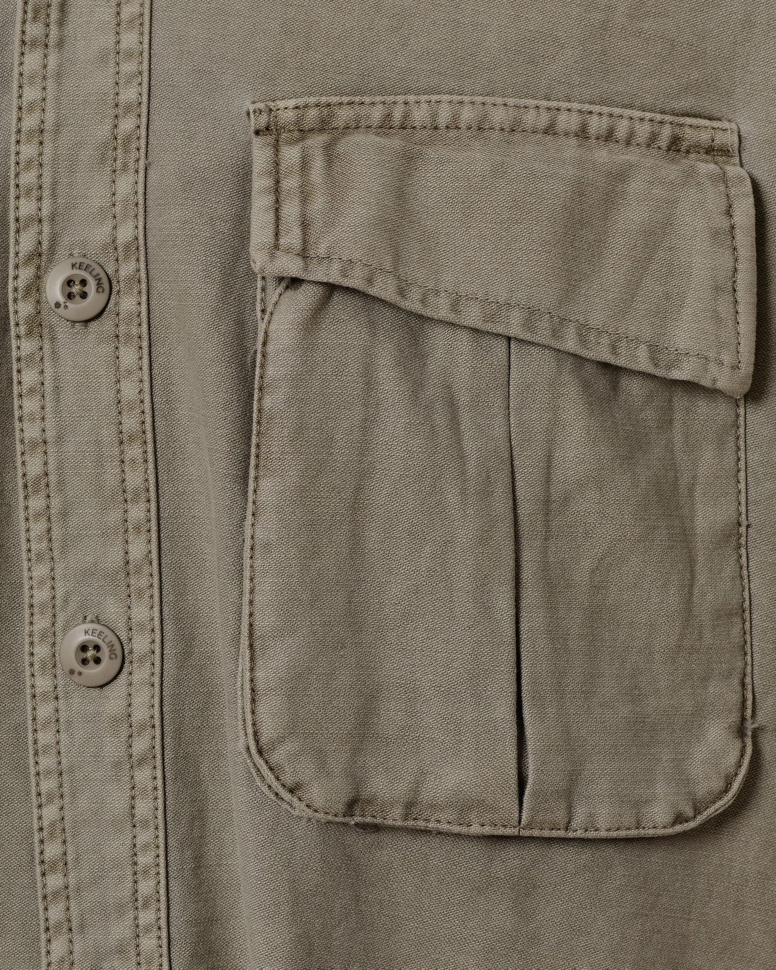 Veste utilitaire greige Keeling