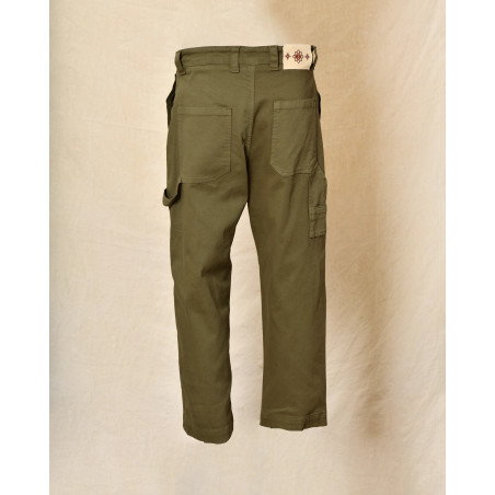 Pantalon cargo kaki Telacruda