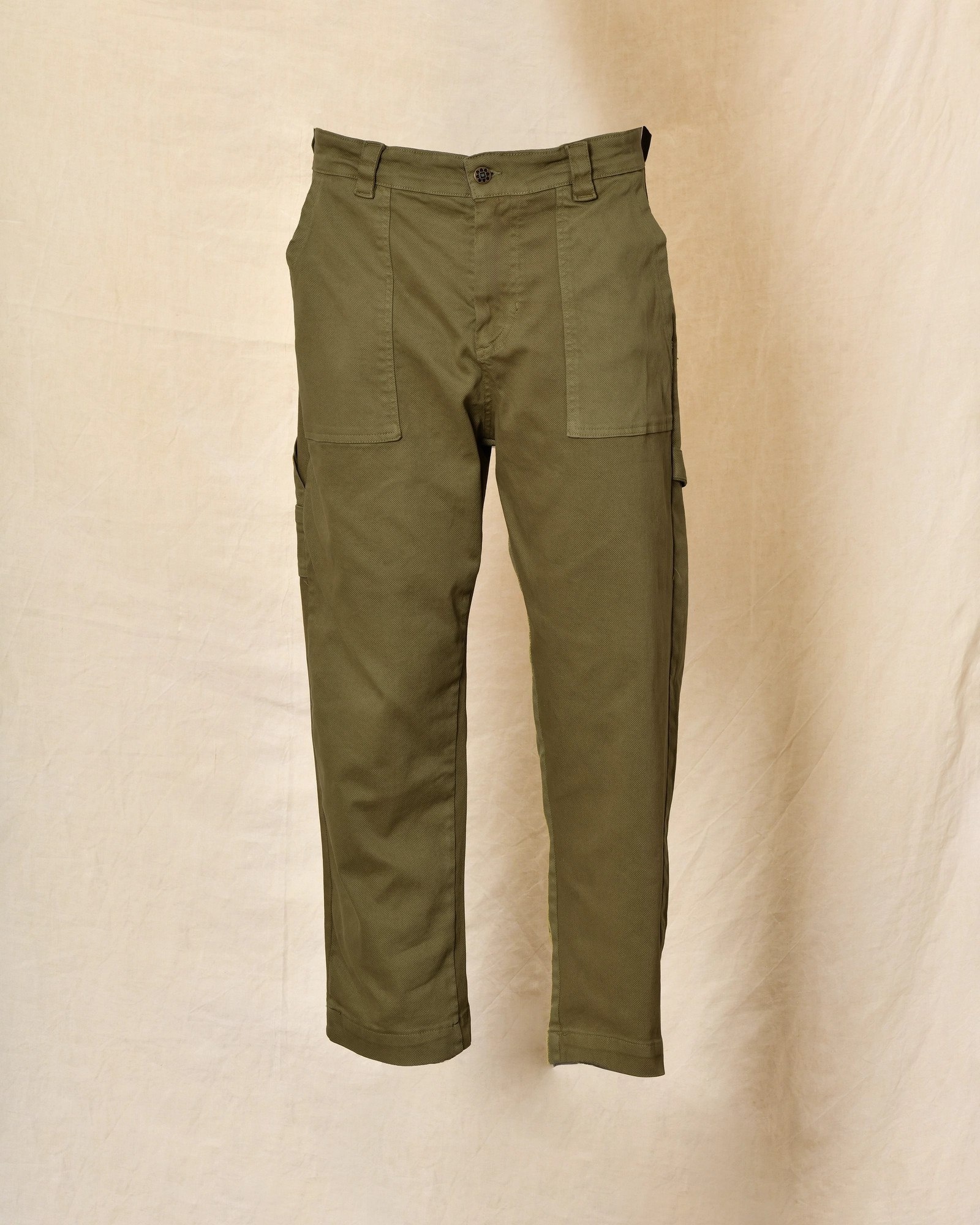 Pantalon cargo kaki Telacruda