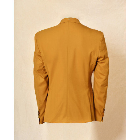 Veste blazer à double boutonnage jaune moutarde Lords & Fools