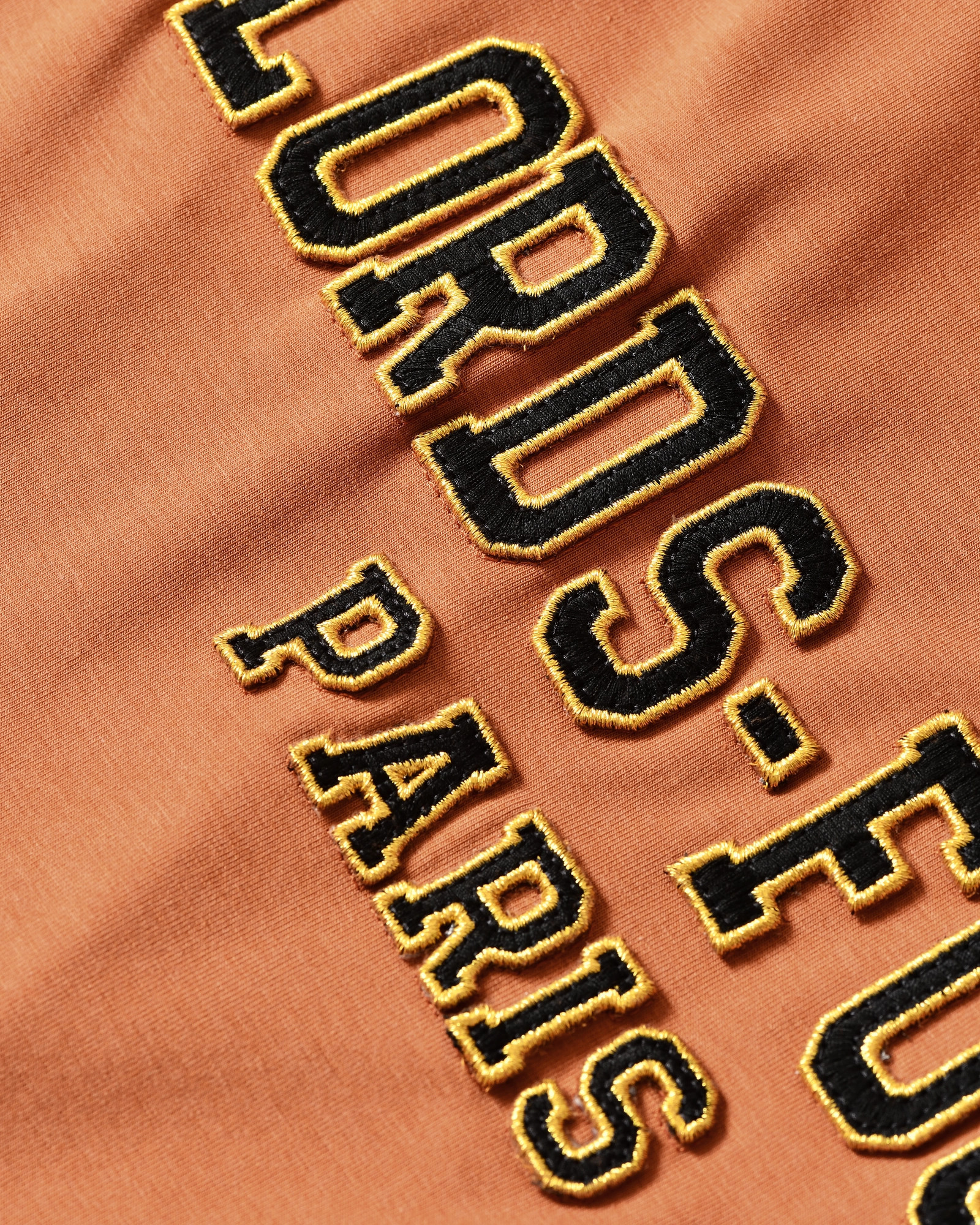 T-shirt à logo brodé terracotta Lords & Fools