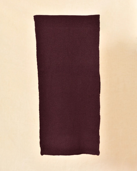 Echarpe en laine bordeaux Over-D
