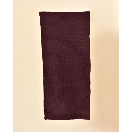 Echarpe en laine bordeaux Over-D