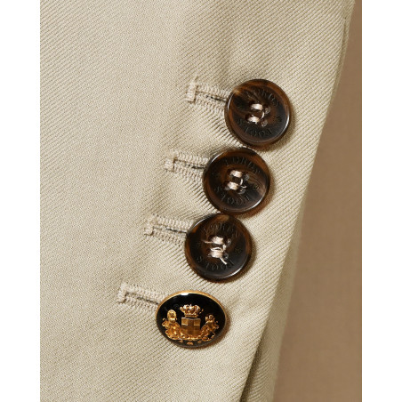 Veste blazer en laine à simple boutonnage beige Lords & Fools