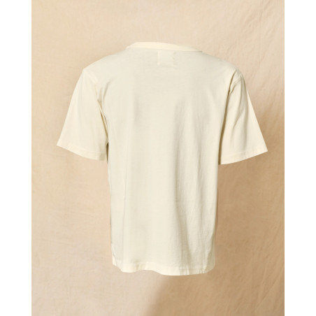 T-shirt blanc cassé imprimé graphique Front Street