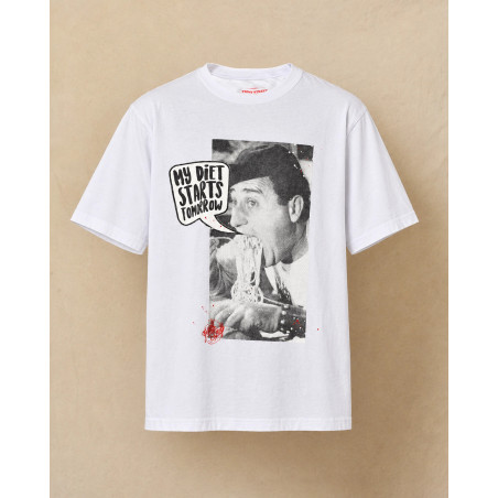 T-shirt blanc imprimé graphique Front Street