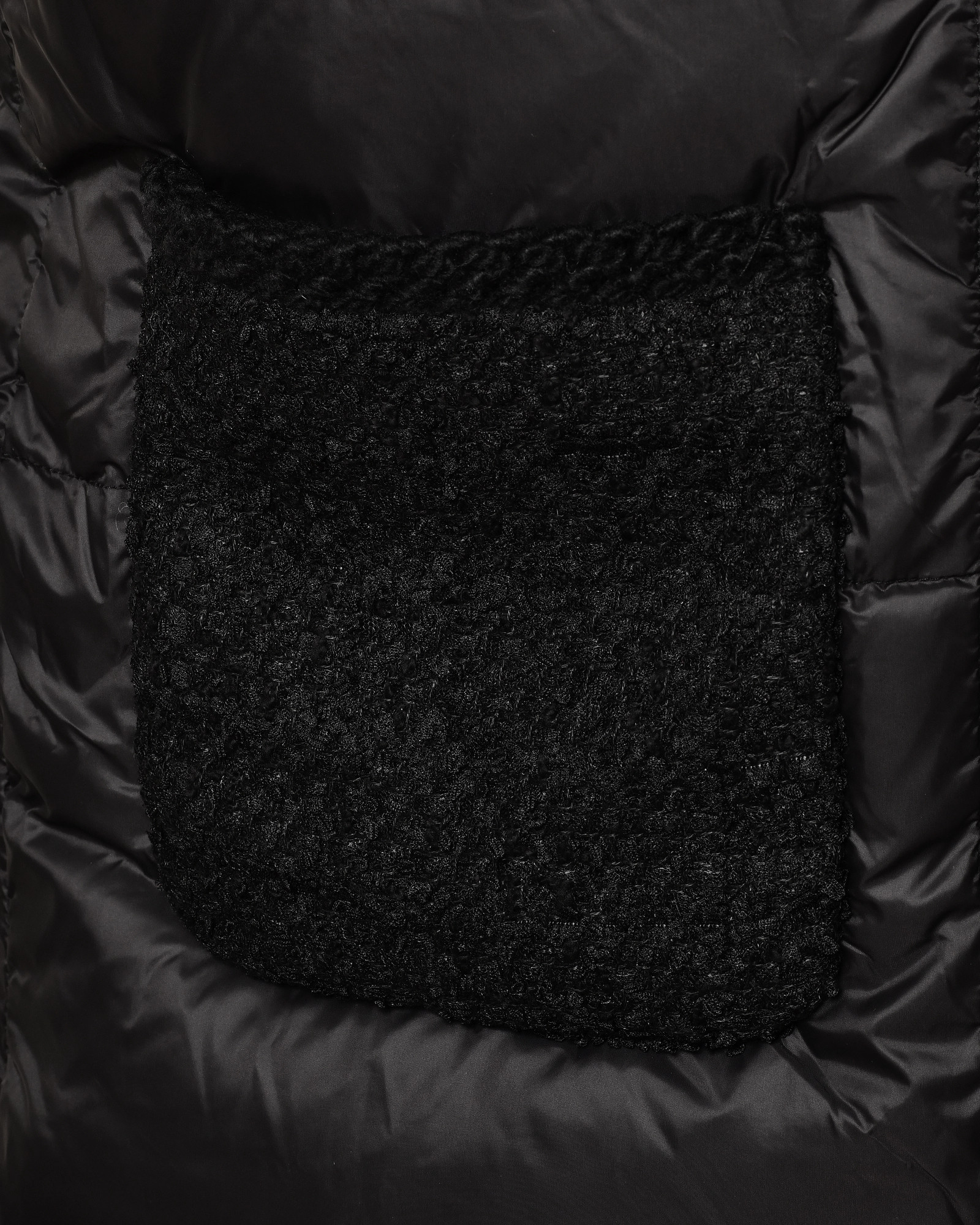 Veste matelassée bi matière sans manches Edward Achour