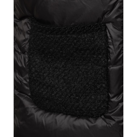Veste matelassée bi matière sans manches Edward Achour