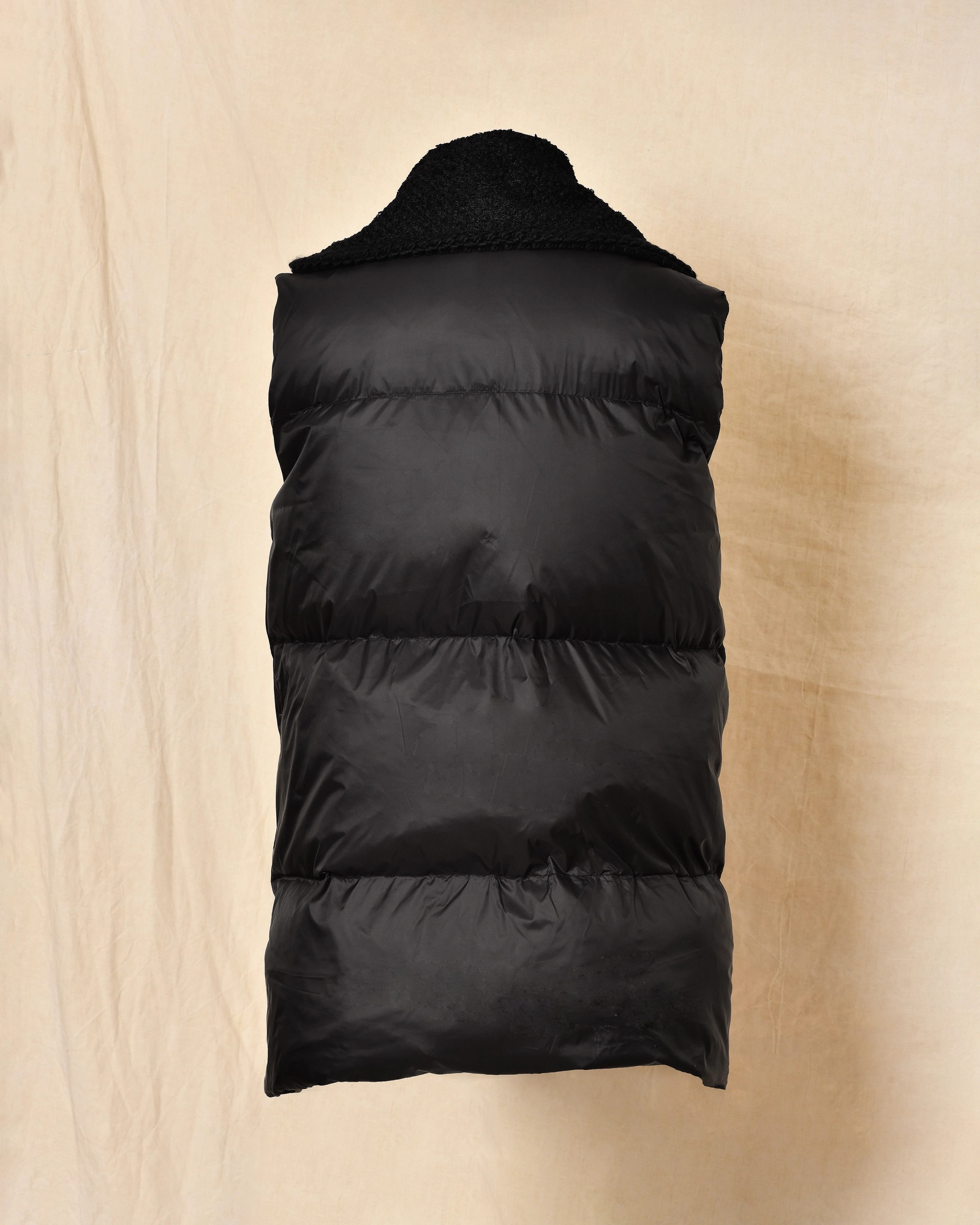 Veste matelassée bi matière sans manches Edward Achour