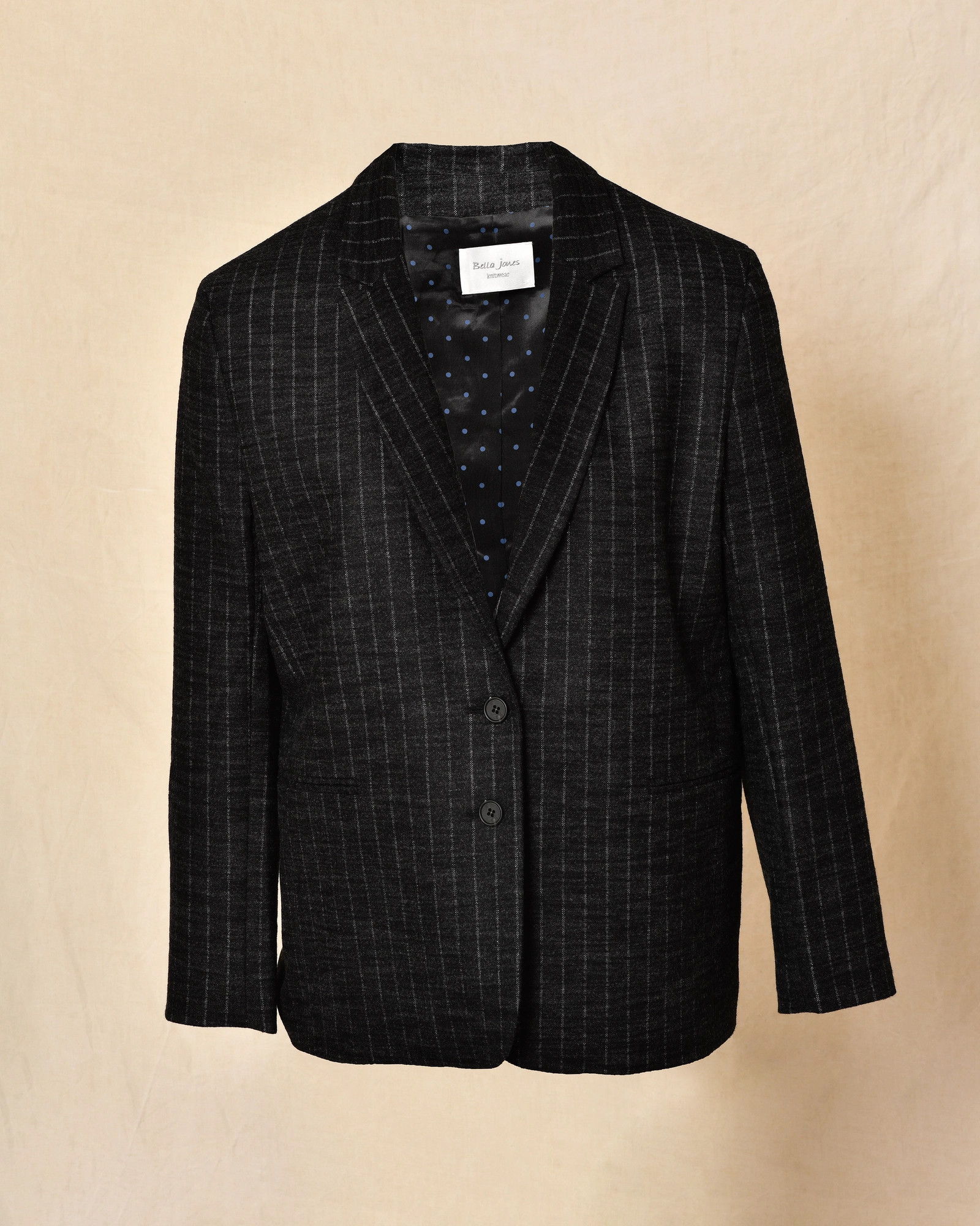 Veste blazer gris anthracite à rayures Bella Jones
