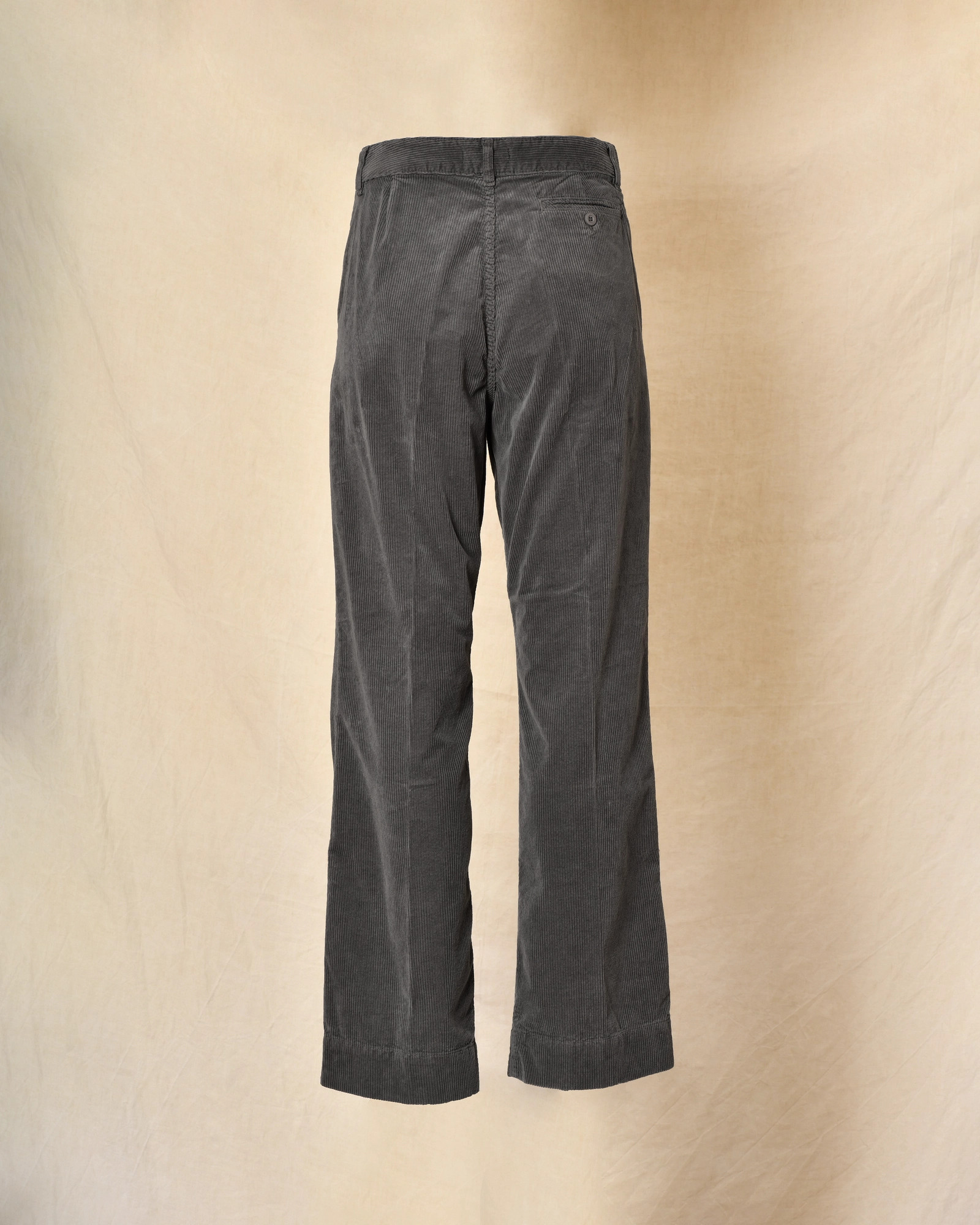 Pantalon en velours côtelé gris Bella Jones