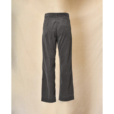 Pantalon en velours côtelé gris Bella Jones