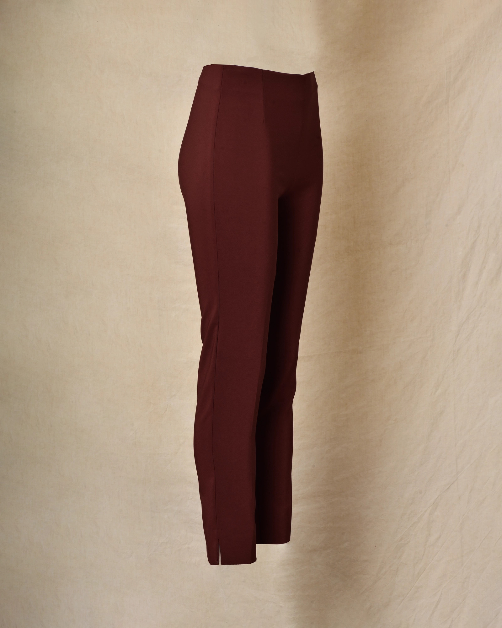 Pantalon de legging bordeaux à taille haute Ixos
