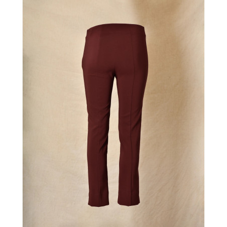 Pantalon de legging bordeaux à taille haute Ixos