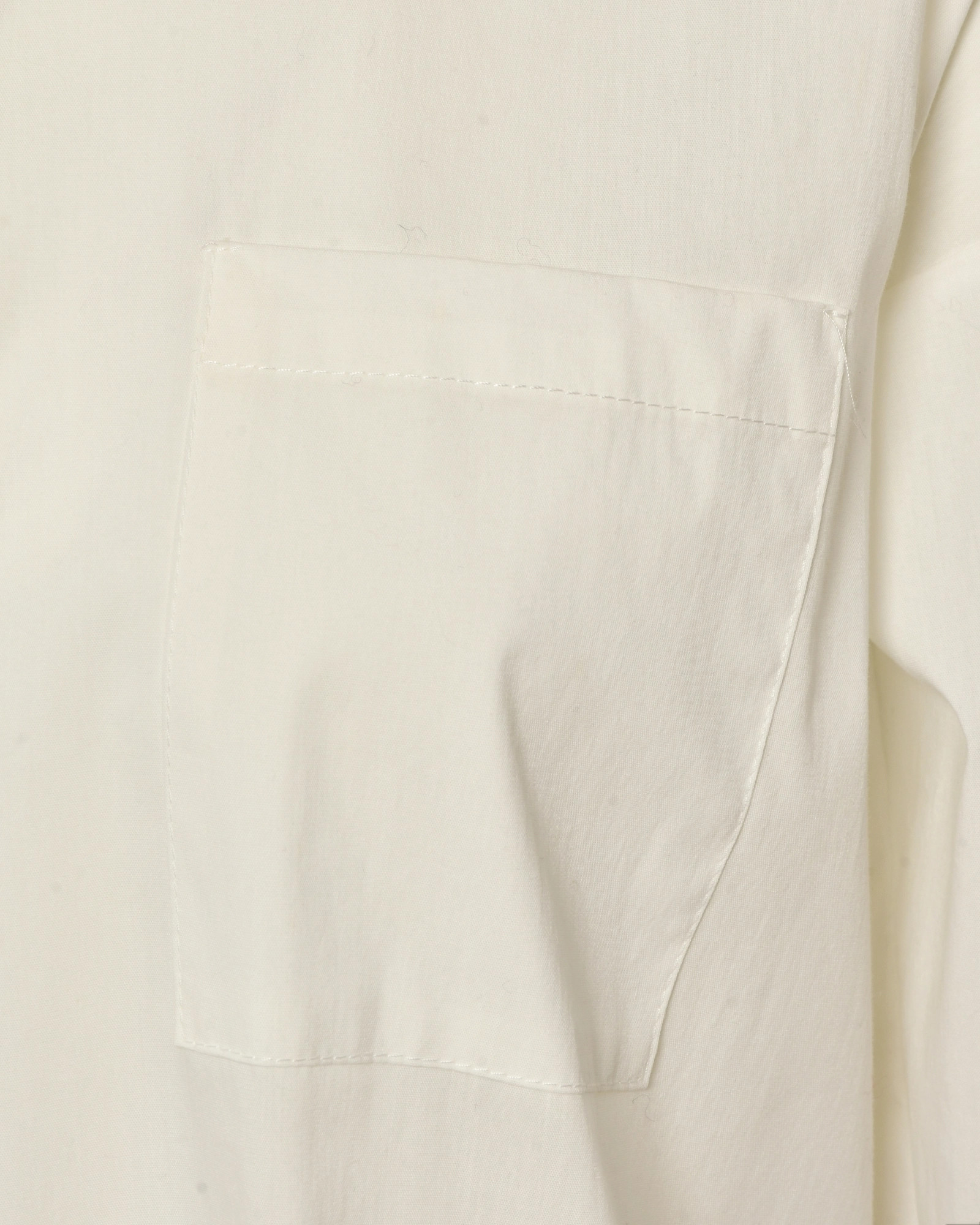 Robe-chemise écrue oversize à col officier Ixos