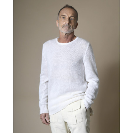 Pull en laine superkid mohair Manostorti