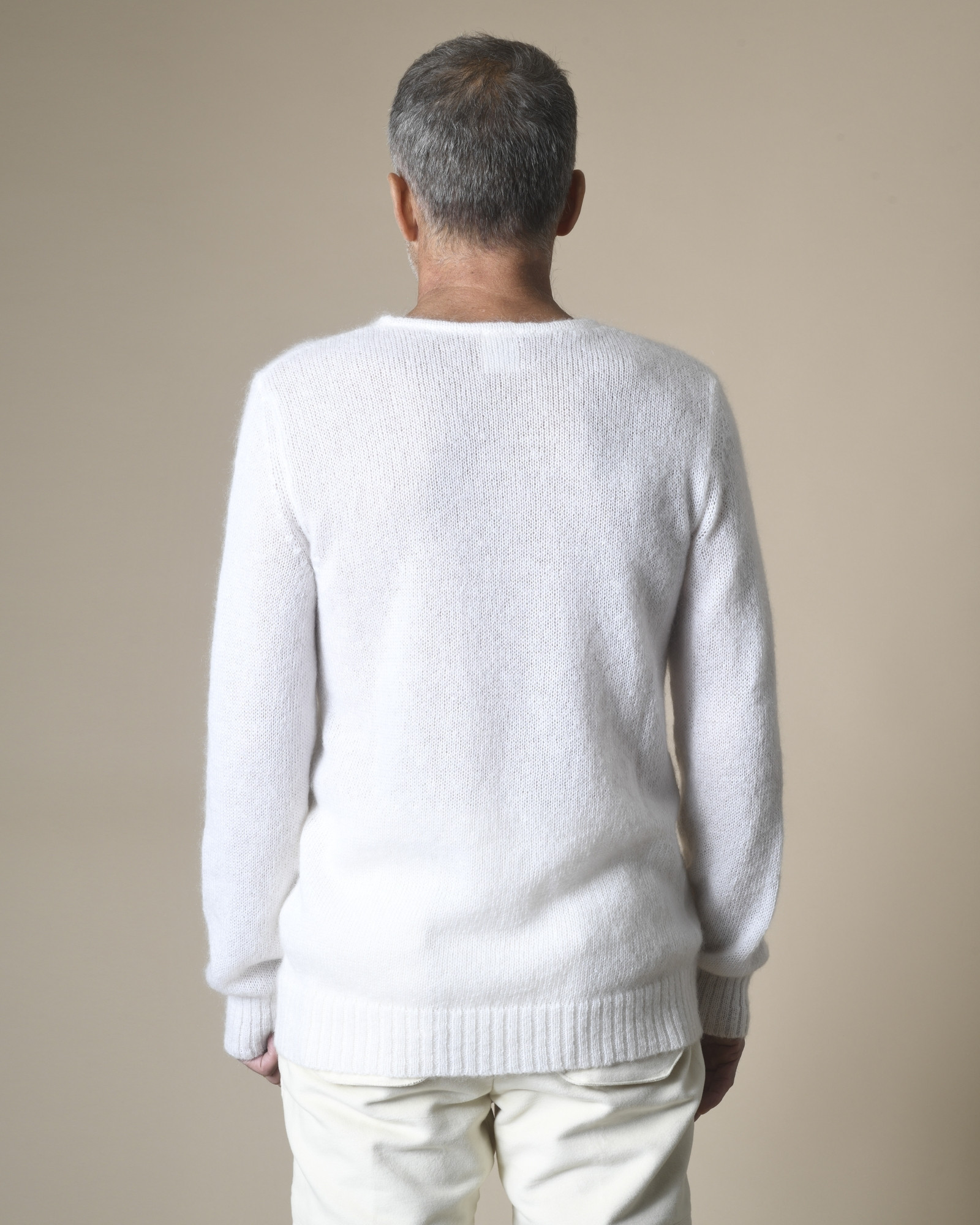 Pull en laine superkid mohair Manostorti