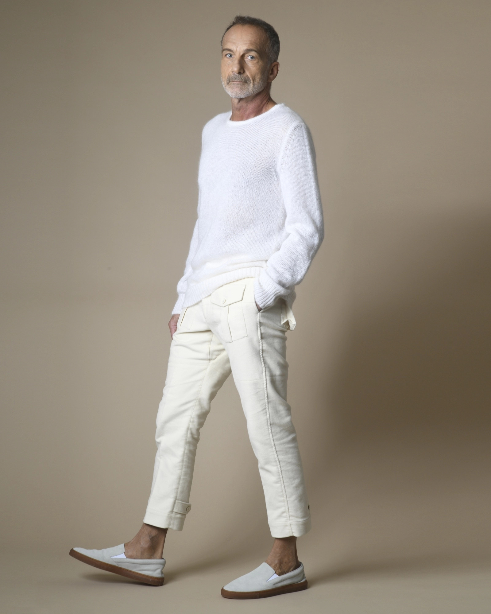 Pull en laine superkid mohair Manostorti