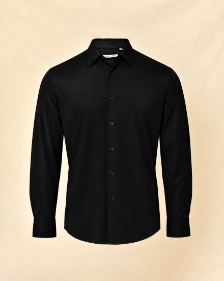 Chemise noire ajustée Daniele Alessandrini