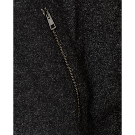 Veste de jogging à capuche gris anthracite Daniele Alessandrini