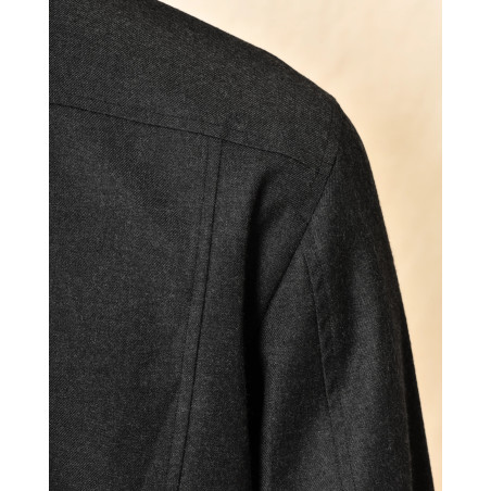 Veste gris anthracite à poches plaquées Outfit