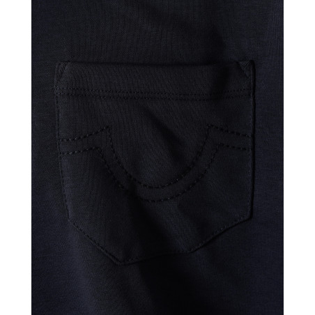 Sweat bleu marine à col montant zippé Telacruda
