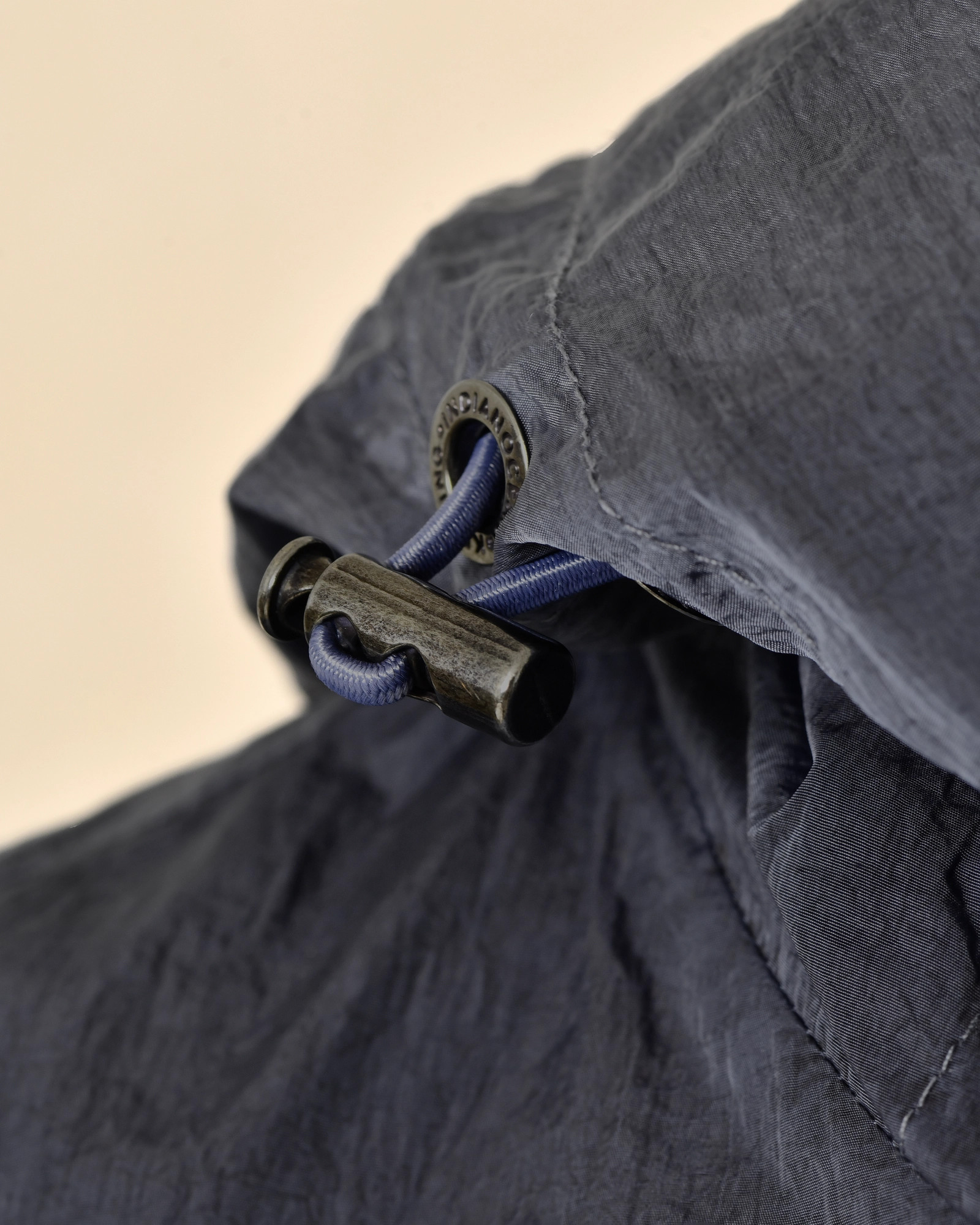 Veste coupe vent à capuche bleu réversible Keeling