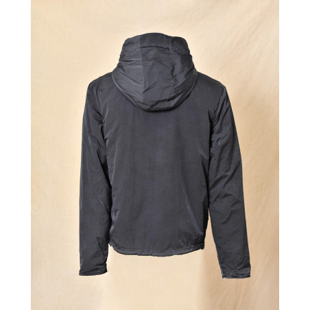 Veste coupe vent à capuche bleu réversible Keeling