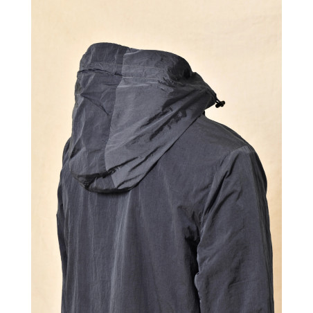 Veste coupe vent à capuche bleu réversible Keeling
