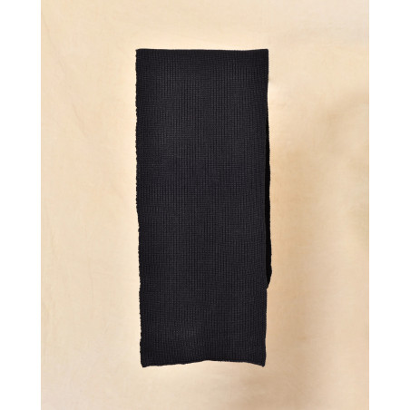 Echarpe en laine bleue Over-D