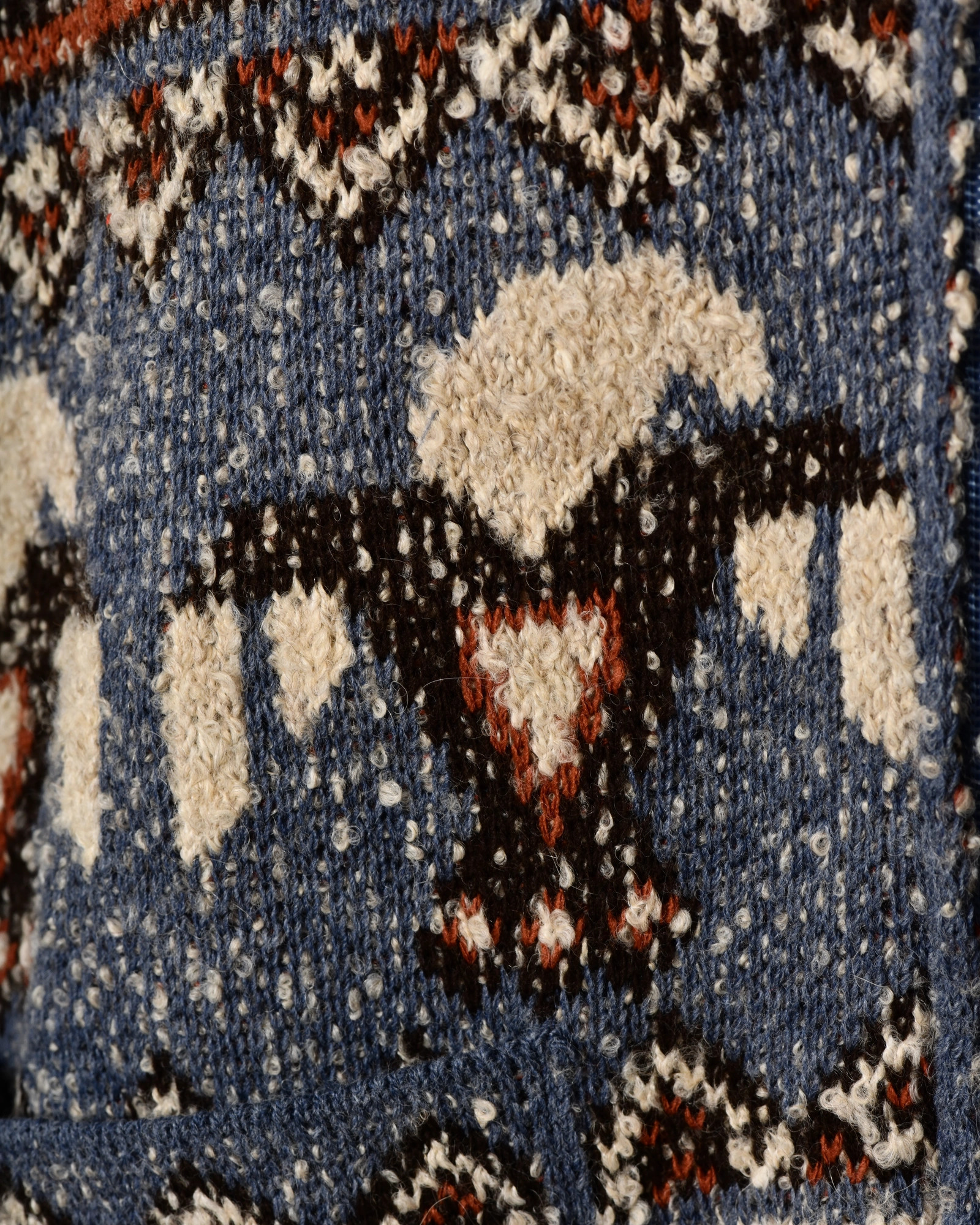 Sweat bleu marine à col montant zippé Telacruda