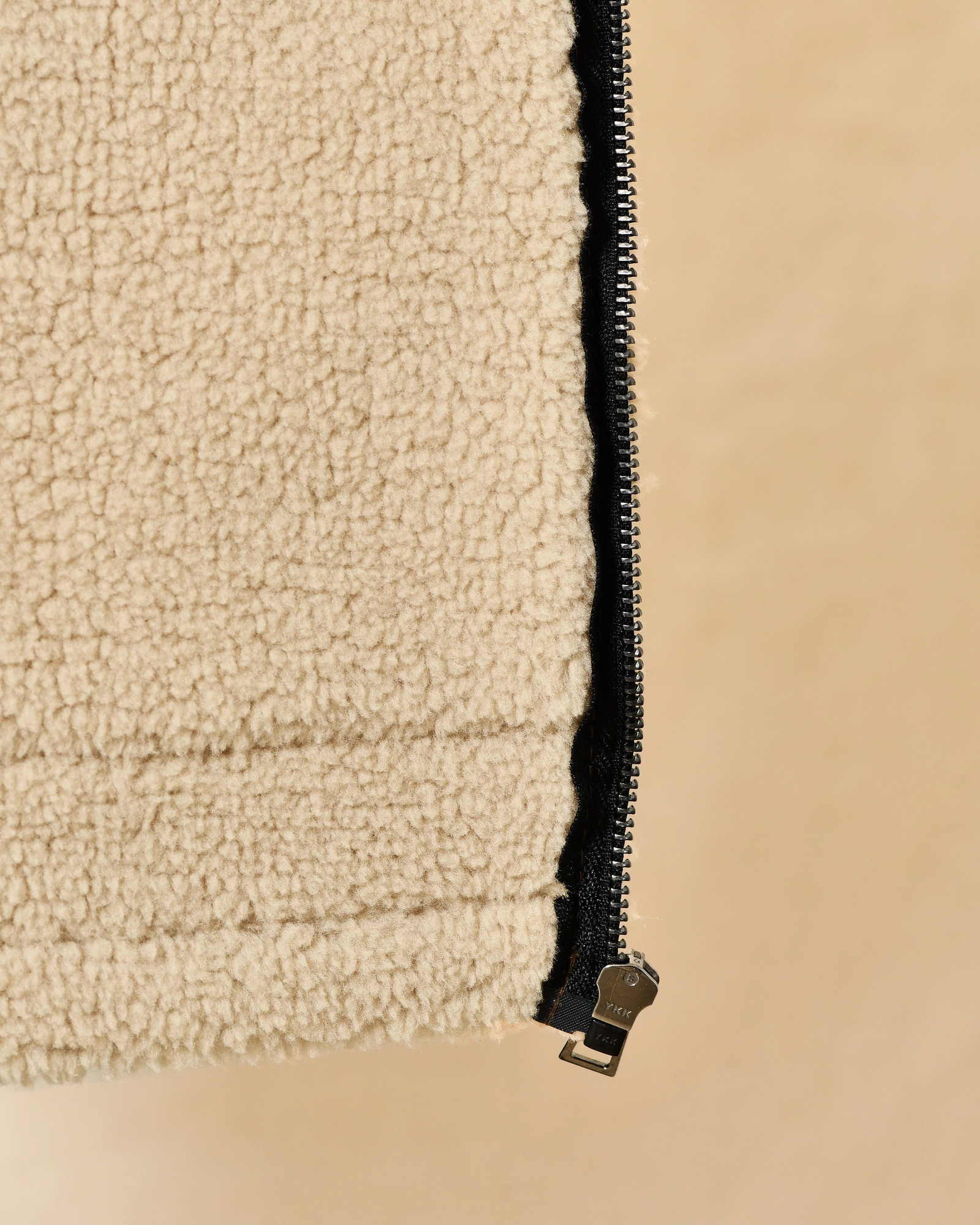 Gilet sans manches en daim marron Telacruda